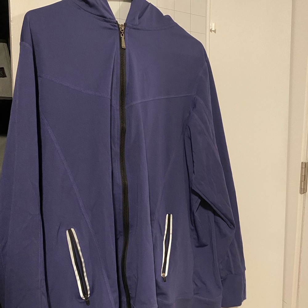 Purple Zip-Up Jacket